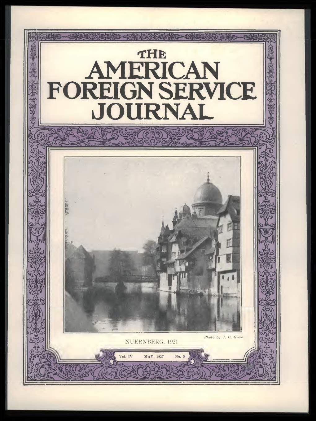 The Foreign Service Journal, May 1927