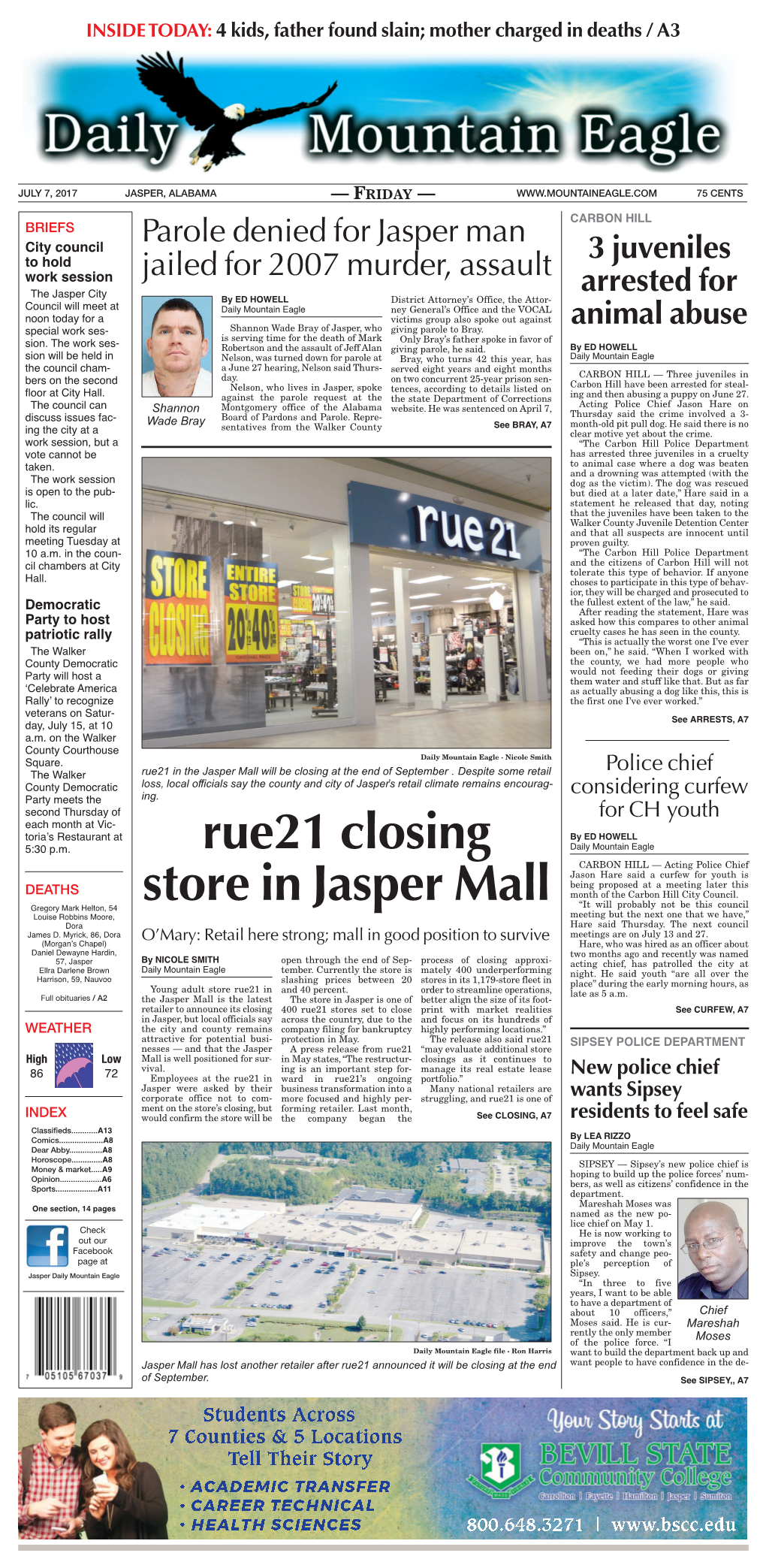 Rue21 Closing Store in Jasper Mall