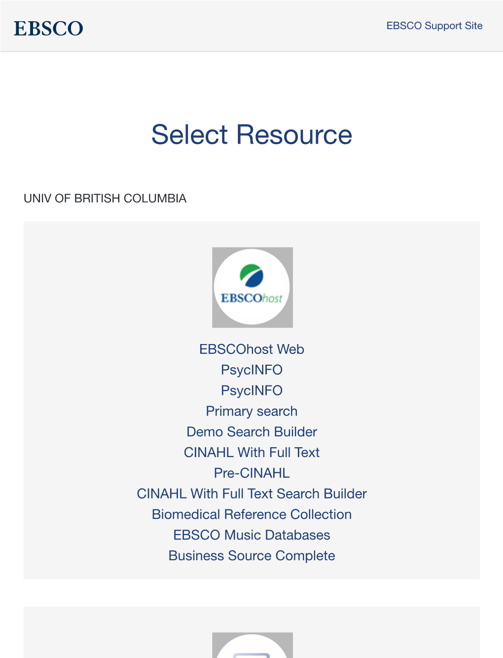 Select Resource