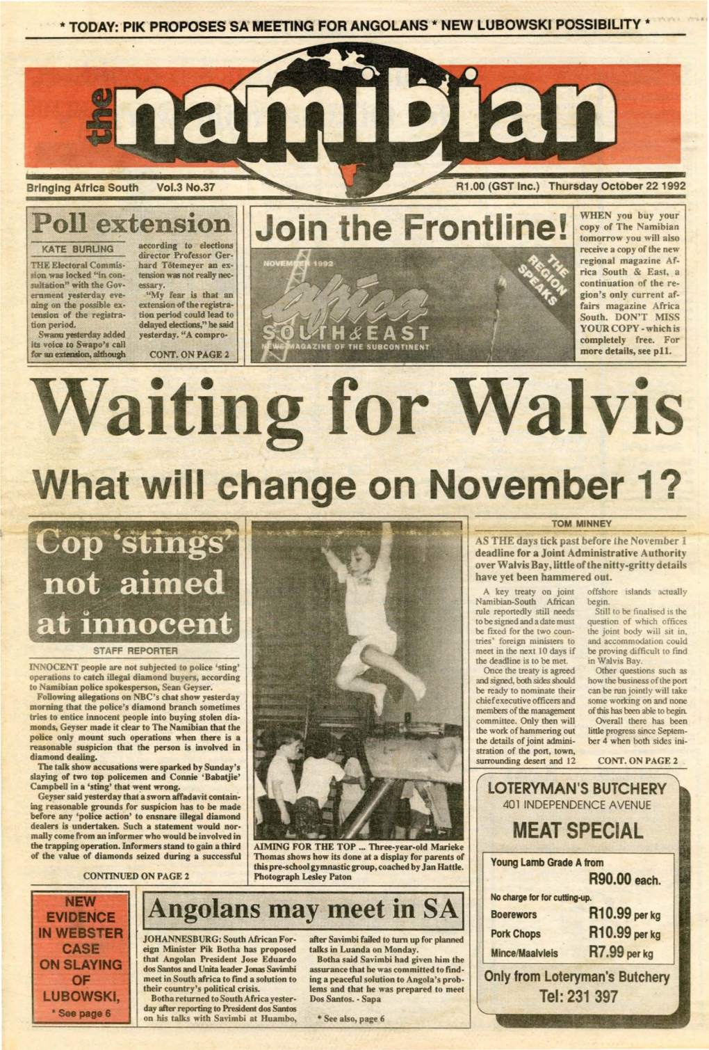 22 October 1992