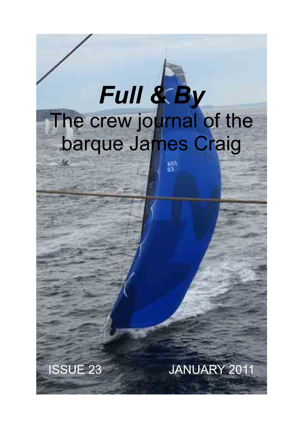 The Crew Journal of the Barque James Craig