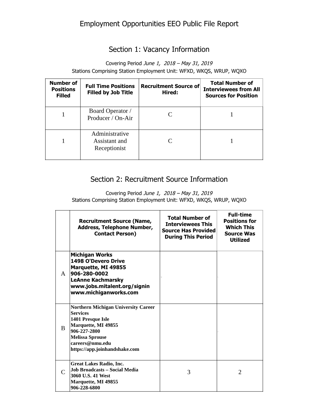 GLR EEO Compliance Statement 2019