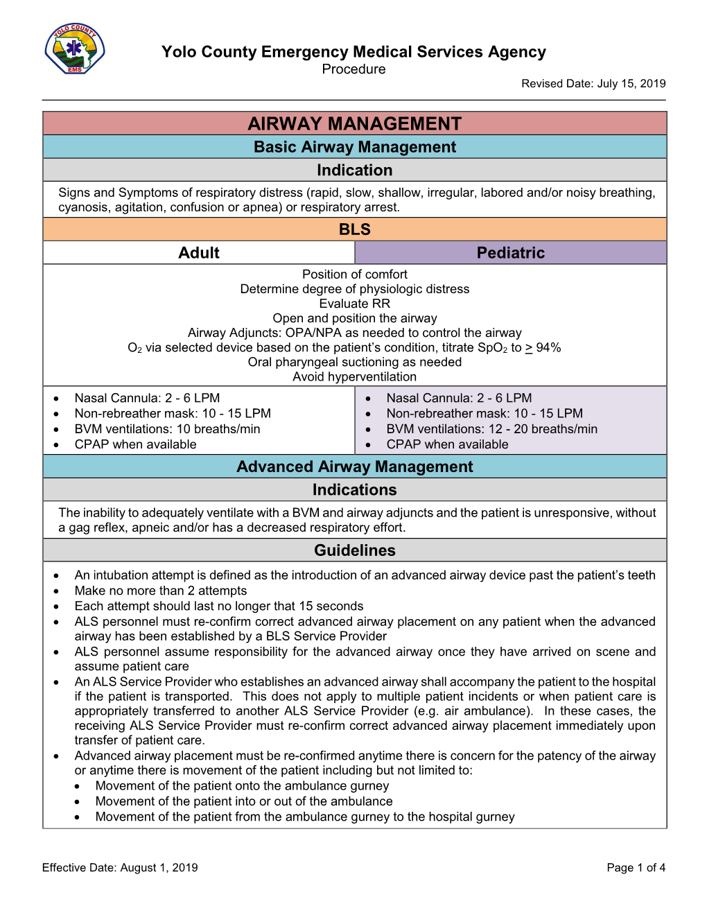 Airway Management