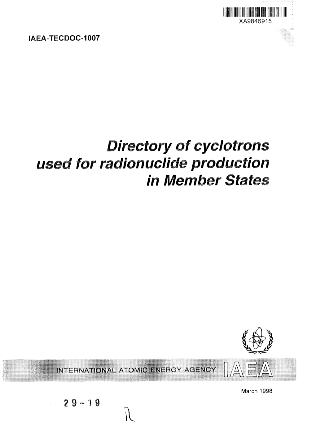 Used for Radionuclide Production