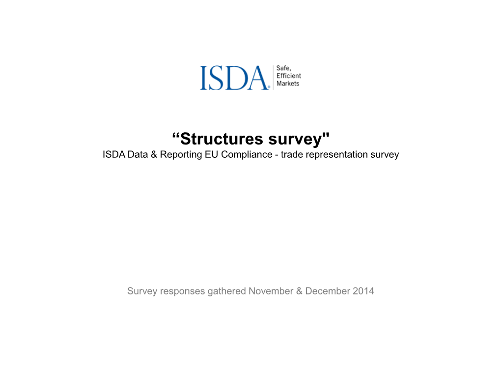 Isda-Structures-Survey-Final-Results(Pdf)