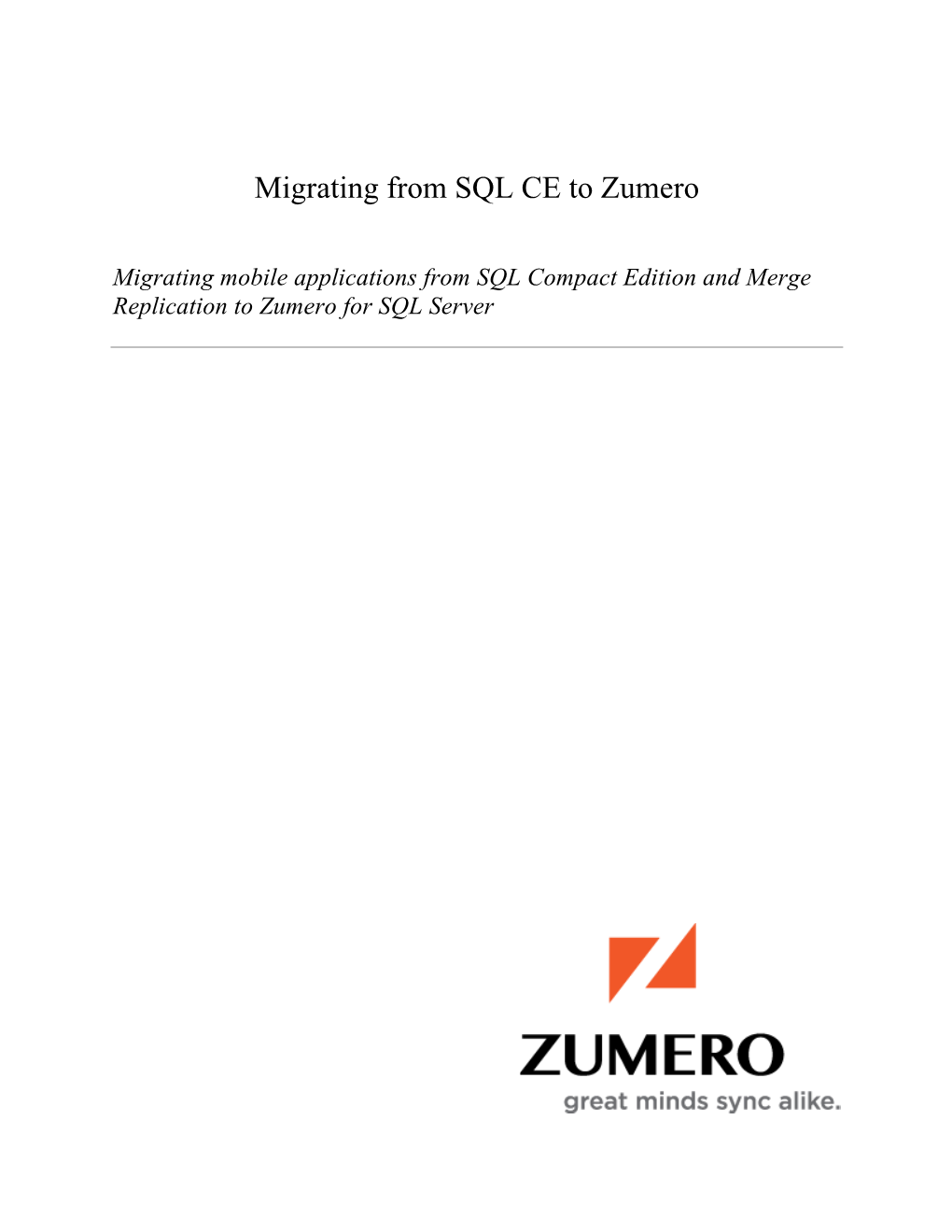 Migrating from SQL CE to Zumero