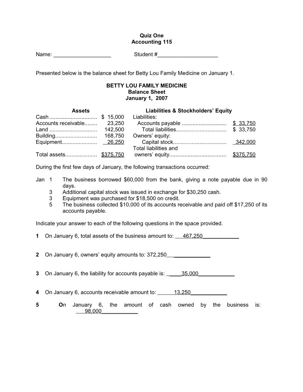 A Year-End Operating Statement Prepared on the Accrual Basis for the City of Dentor Appears