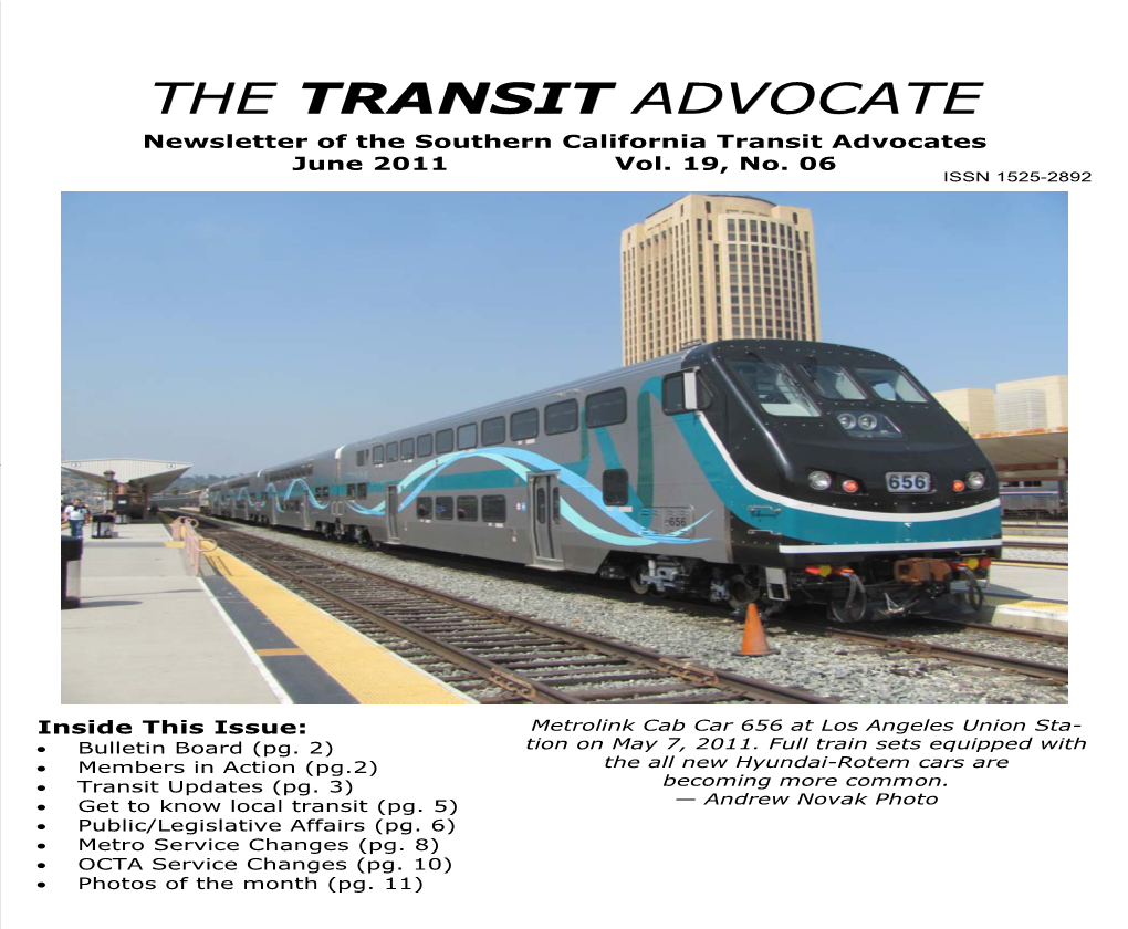 The Transit Advocate