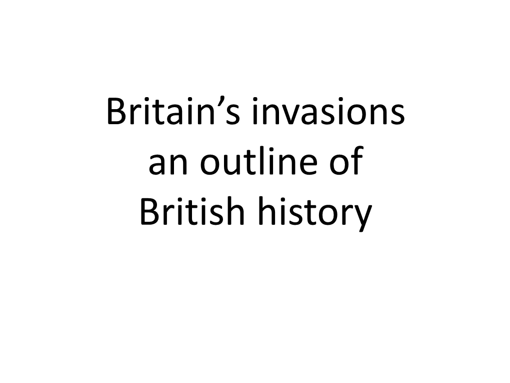 History of Englands