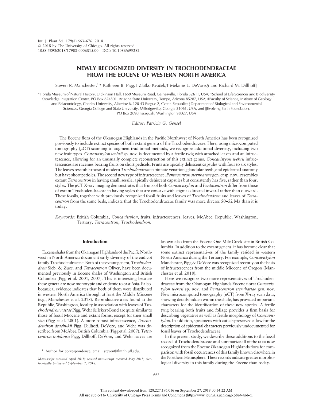 2018-OK-Trochodendraceae.Pdf