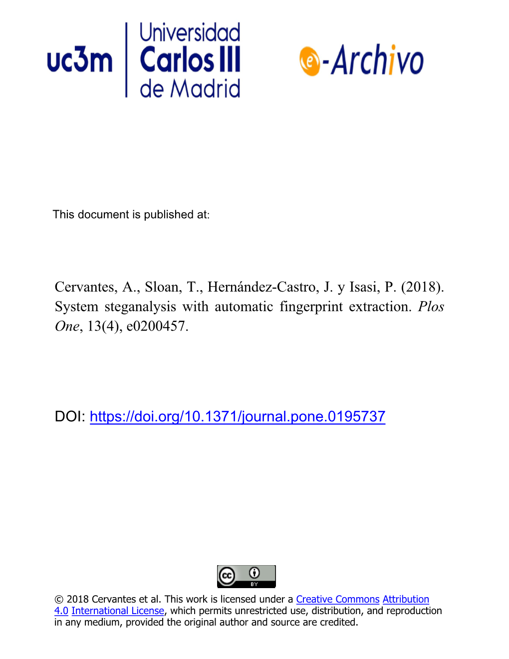 System Steganalysis with Automatic Fingerprint Extraction