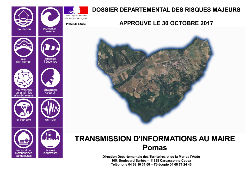 TRANSMISSION D'informations AU MAIRE Pomas