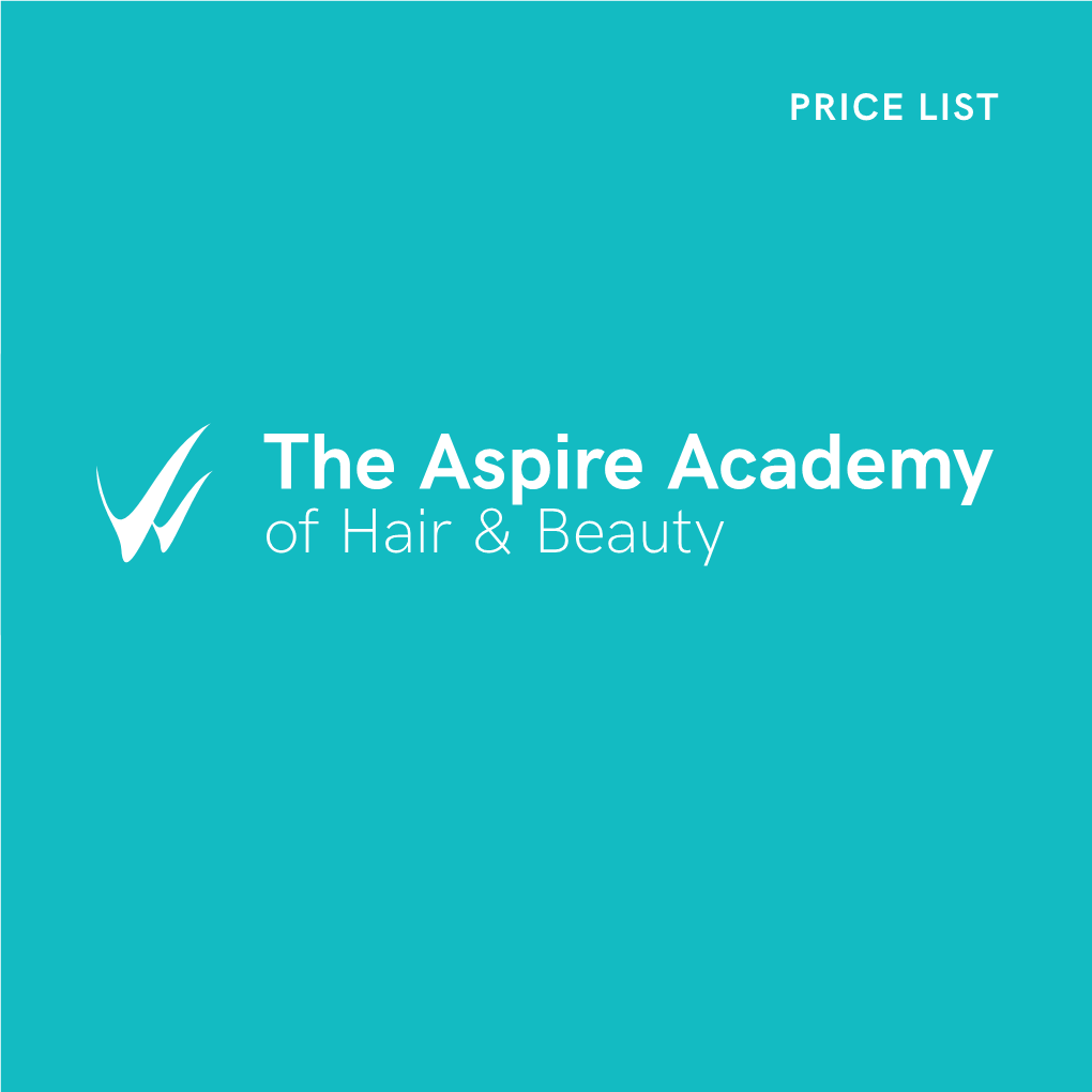 PRICE LIST Hairdressing Prices