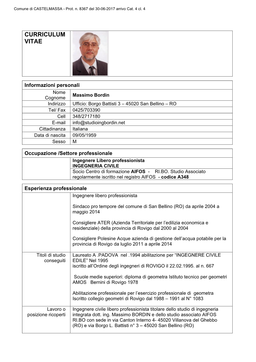 Curriculum Vitae