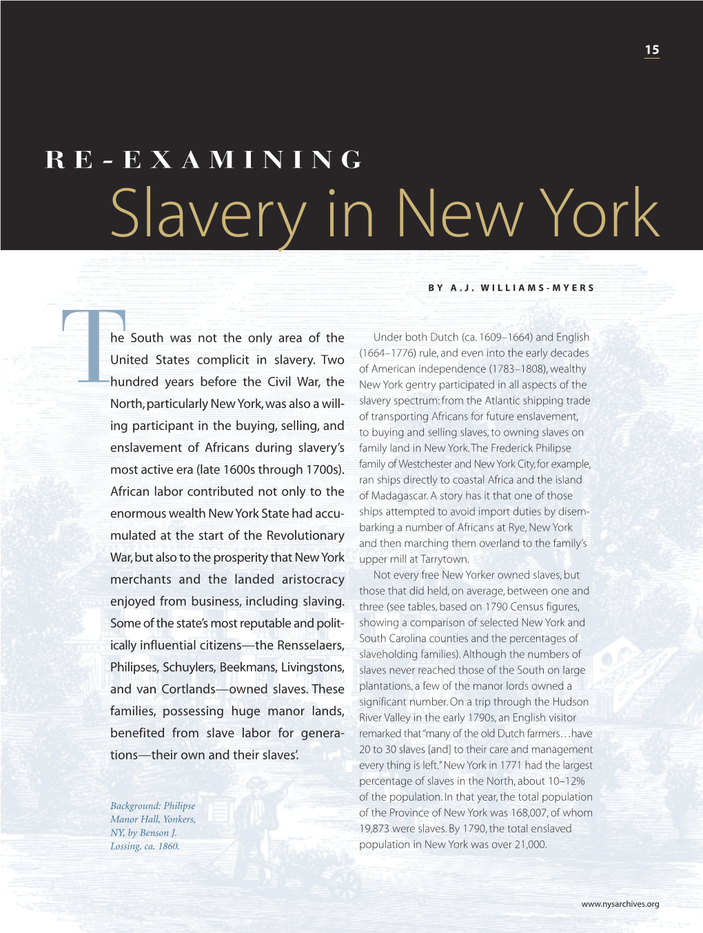 Slavery in New York