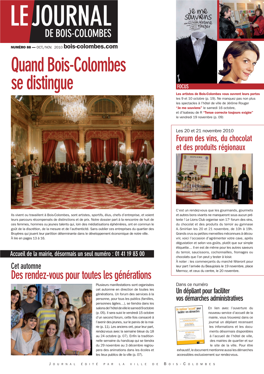 Quand Bois-Colombes Se Distingue FOCUS Les Artistes De Bois-Colombes Vous Ouvrent Leurs Portes Les 9 Et 10 Octobre (P