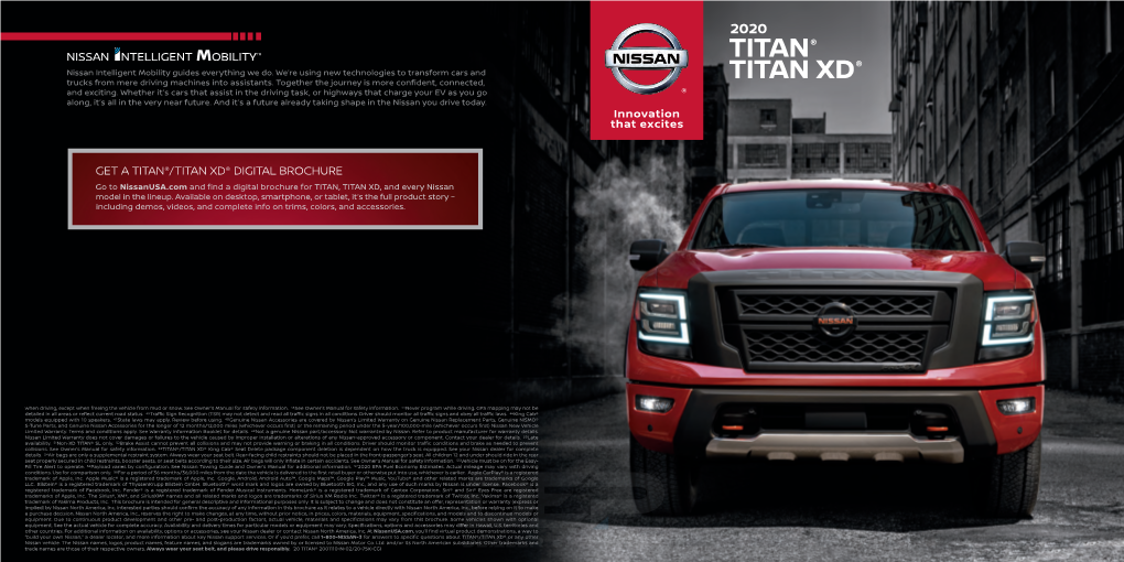 Nissan 2020 Titan XD Brochure