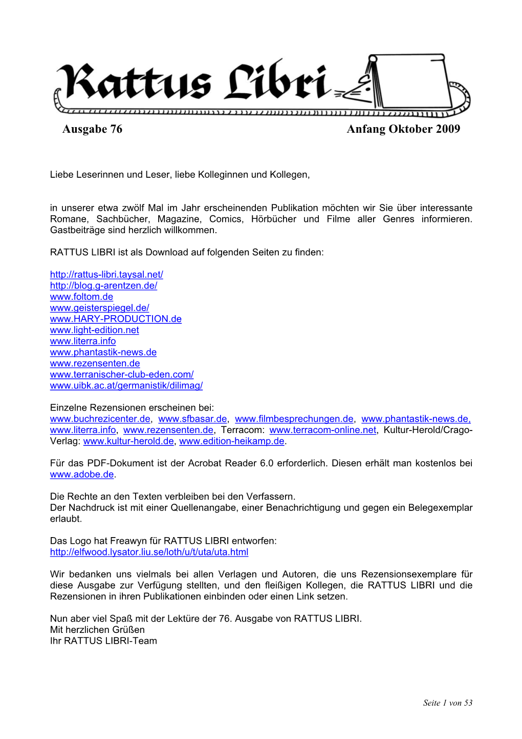 Ausgabe 7 September 2006