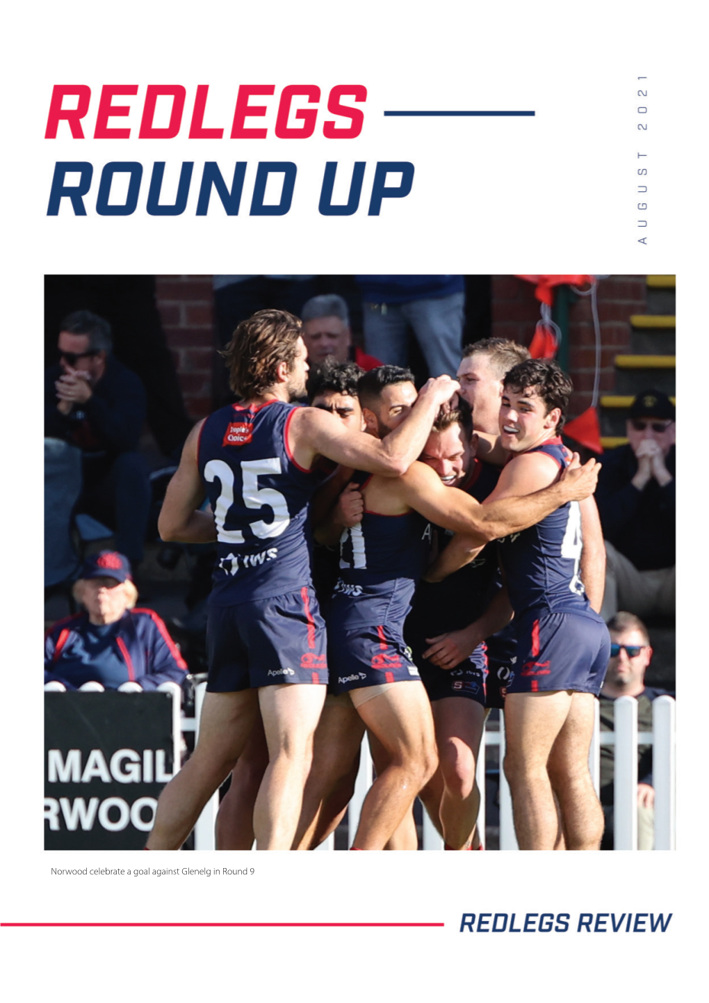 Norwood Celebrate a Goal Against Glenelg in Round 9 CONTENTS