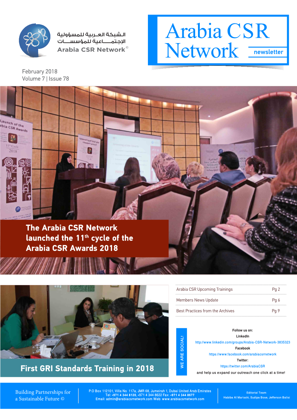 ACSRN Newsletter Issue 78 Volume 7