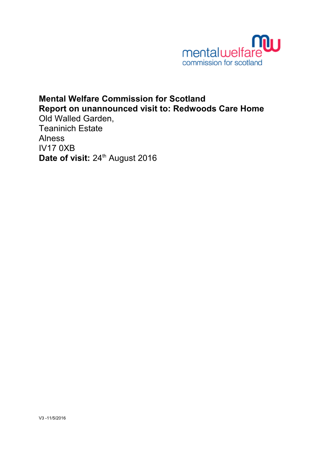 Mental Welfare Commission for Scotland