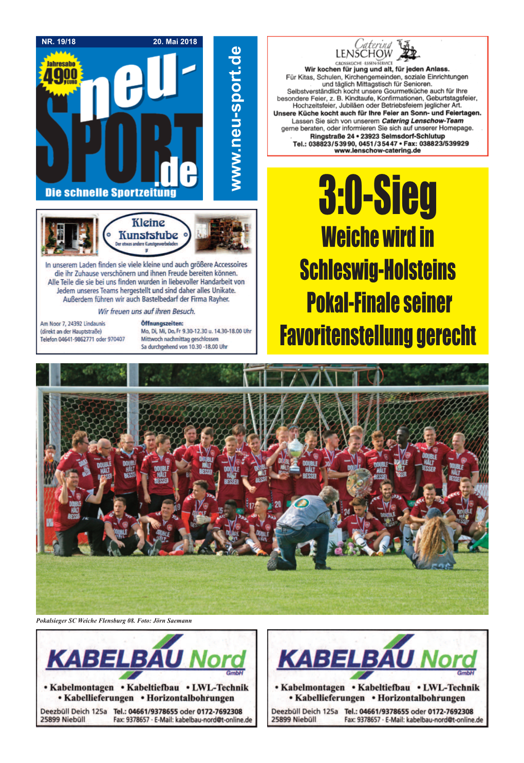 Online-Sportzeitung Für Den Norden 1- 18