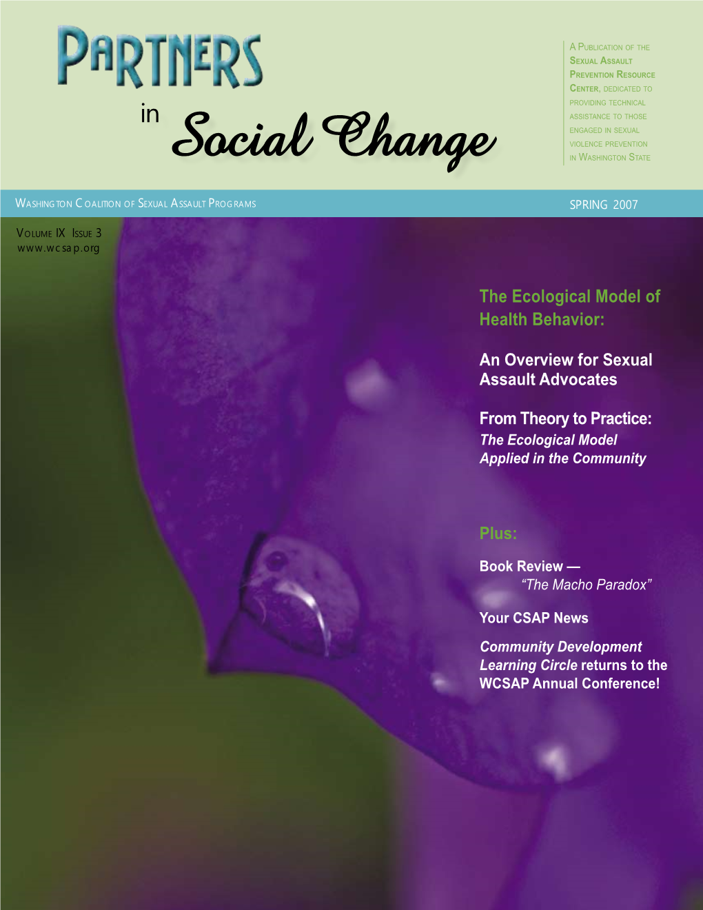 In Social Change