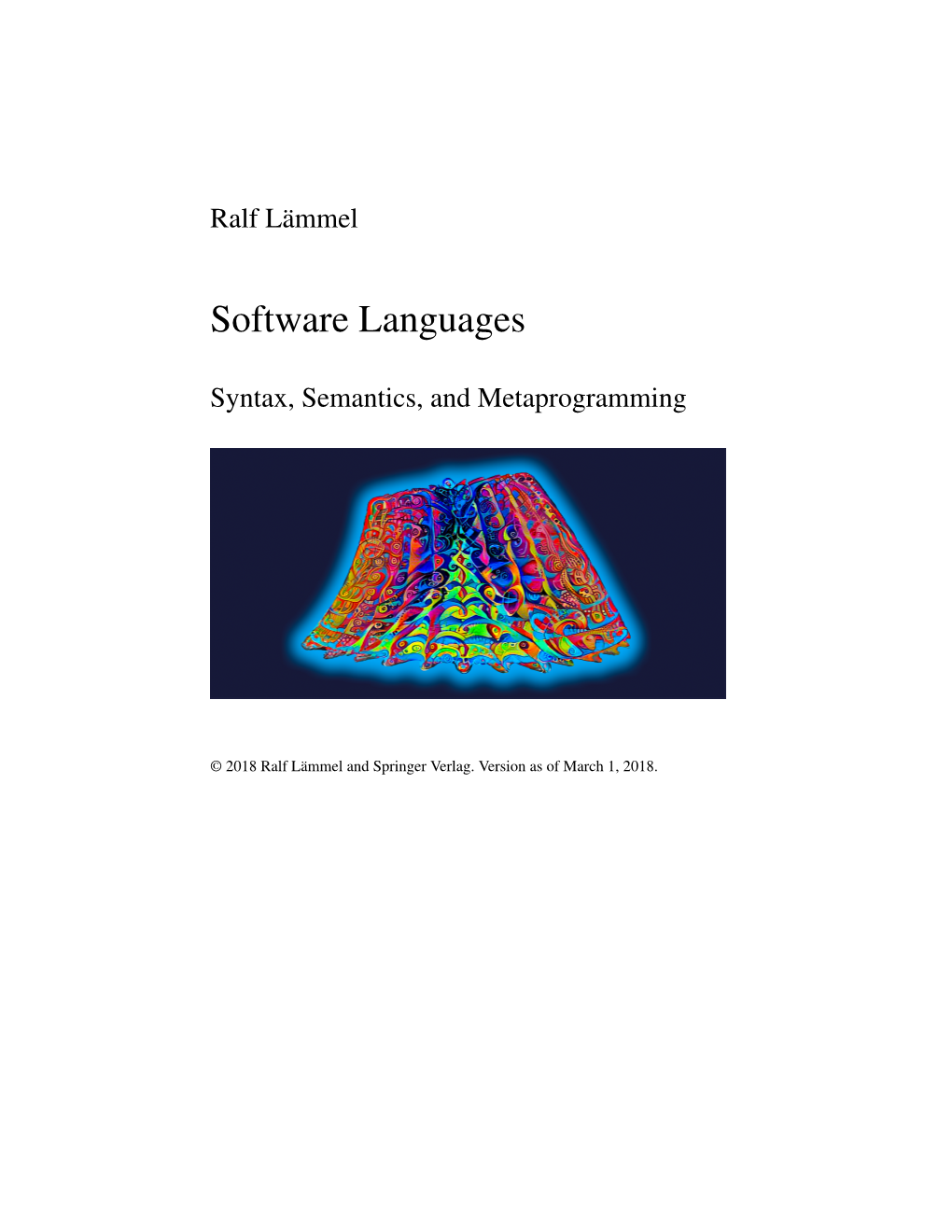 Software Languages