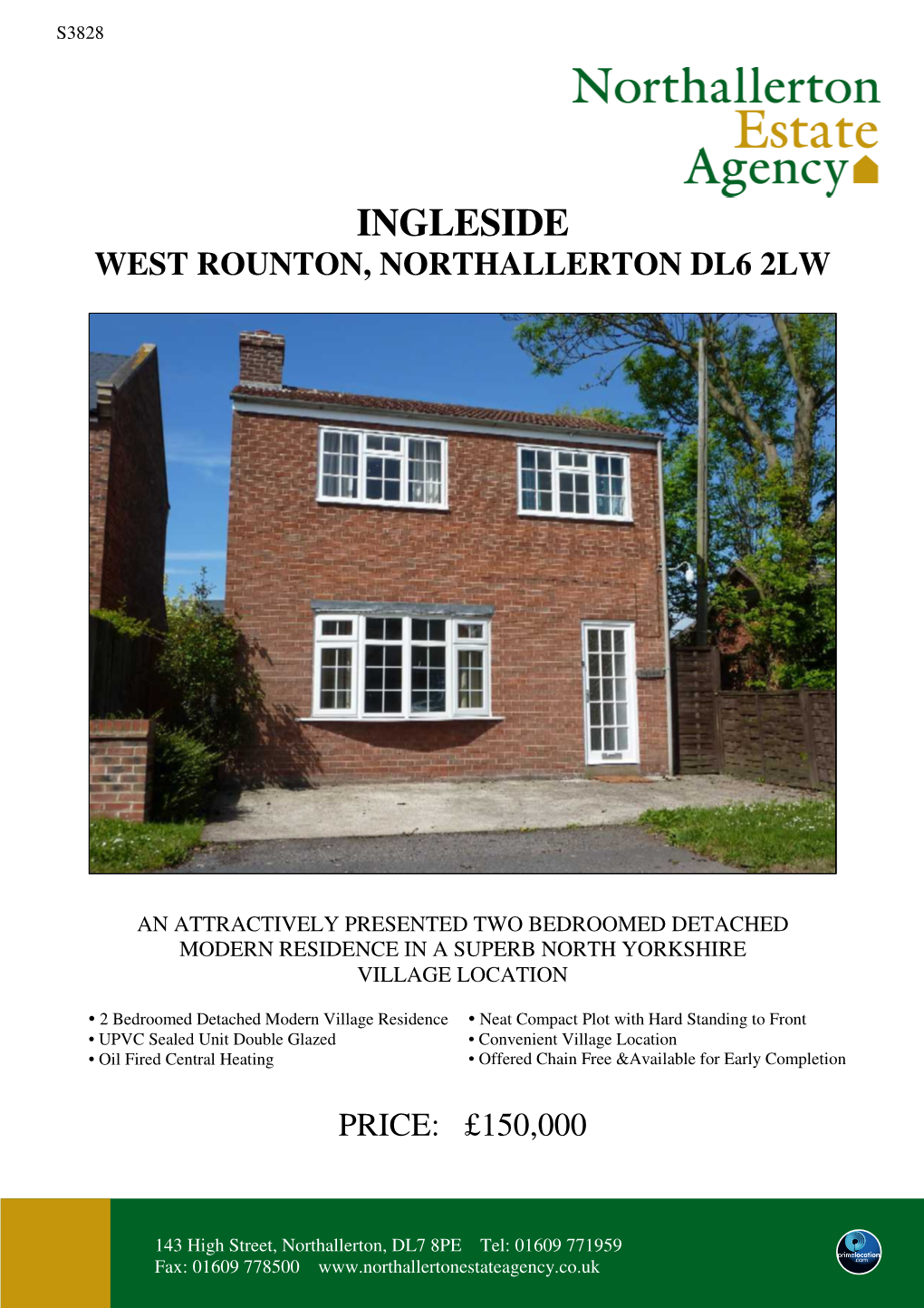 Ingleside West Rounton, Northallerton Dl6 2Lw