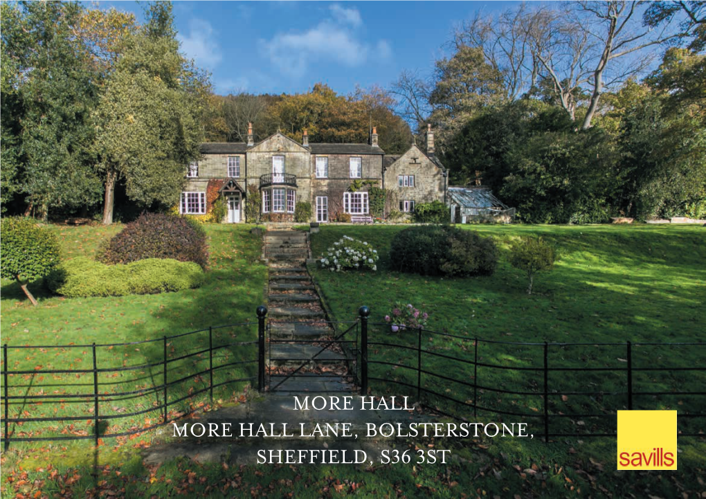 HALL MORE HALL LANE, BOLSTERSTONE, SHEFFIELD, S36 3ST Historic Country House