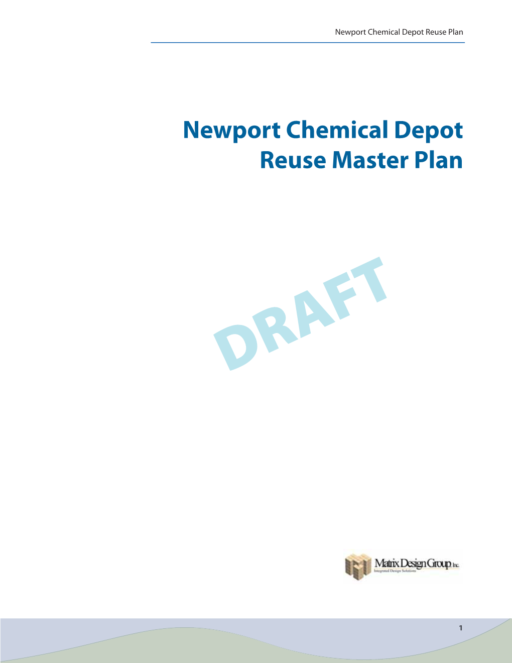 Newport Chemical Depot Reuse Master Plan