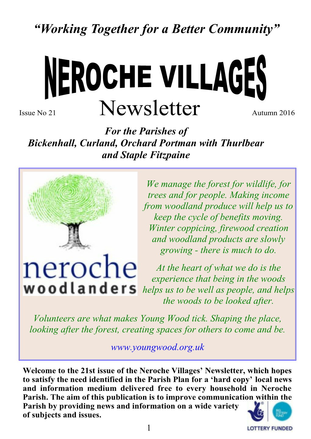 Newsletter No 21