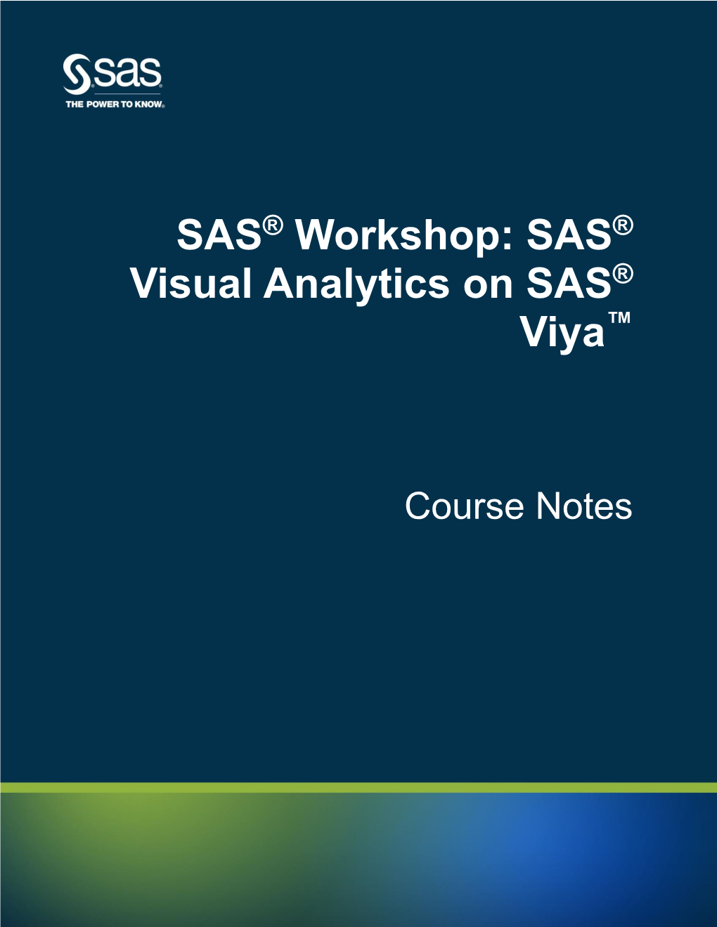 SAS Visual Analytics on SAS Viya