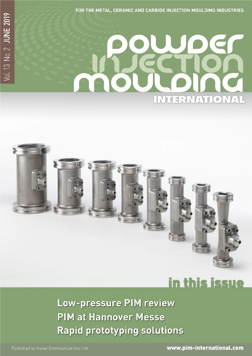 Powder Injection Moulding International June 2019 Vol 13 No 2