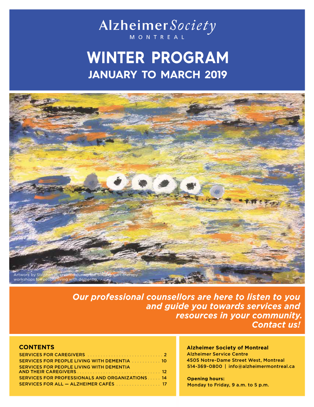 Winter Program January to March 2019