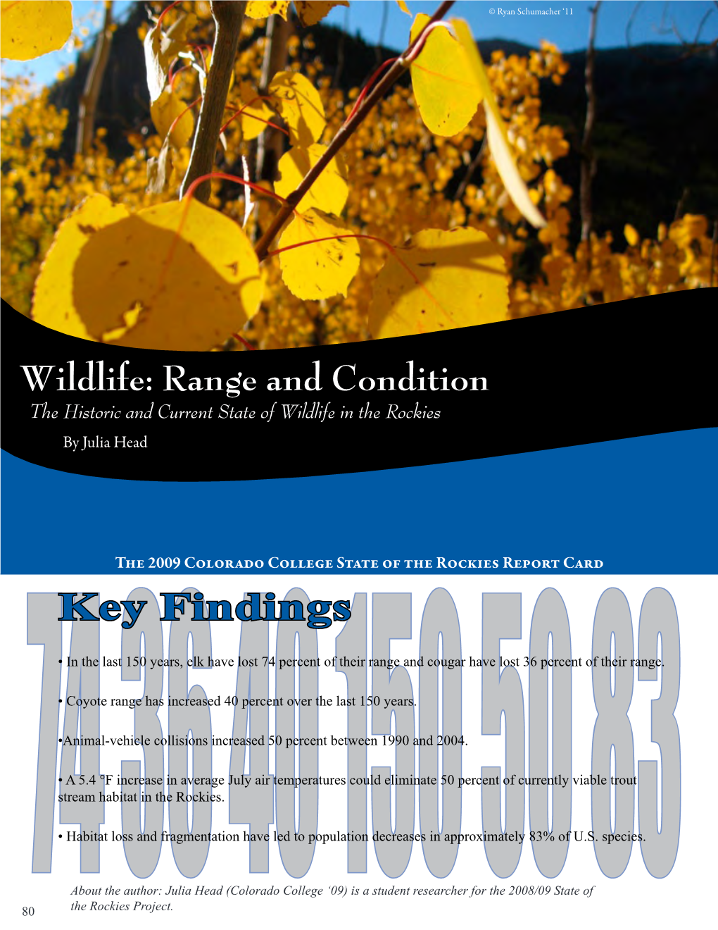 Wildlife Range and Condition