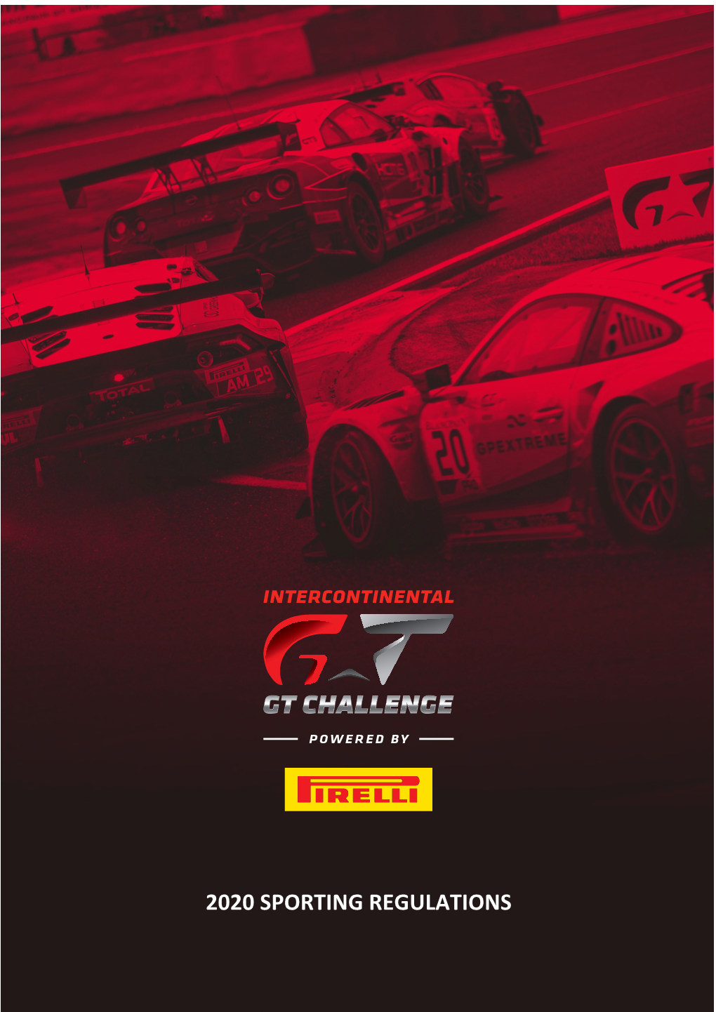 INTERCONTINENTAL GT CHALLENGE Sporting Regulations