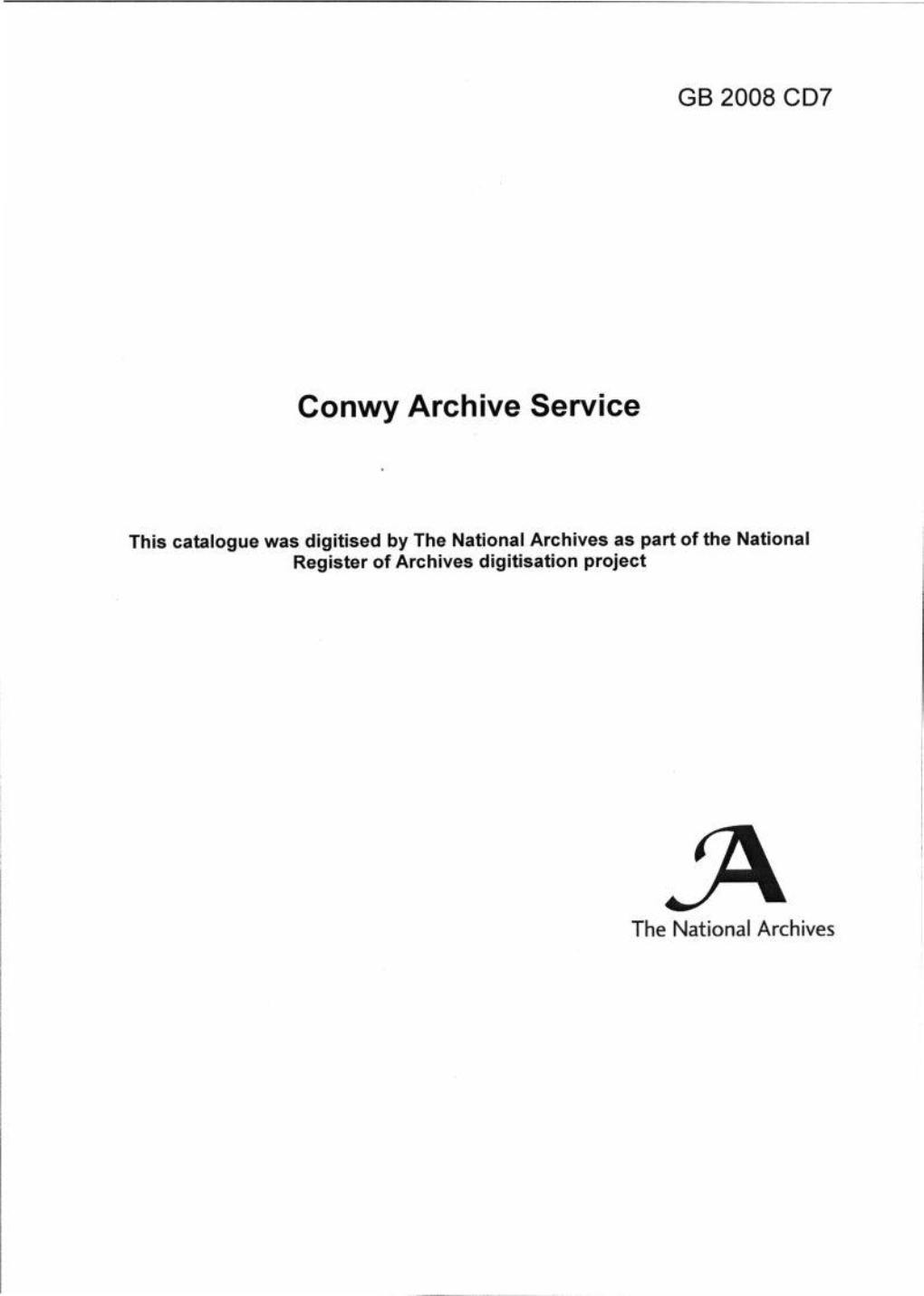 Conwy Archive Service