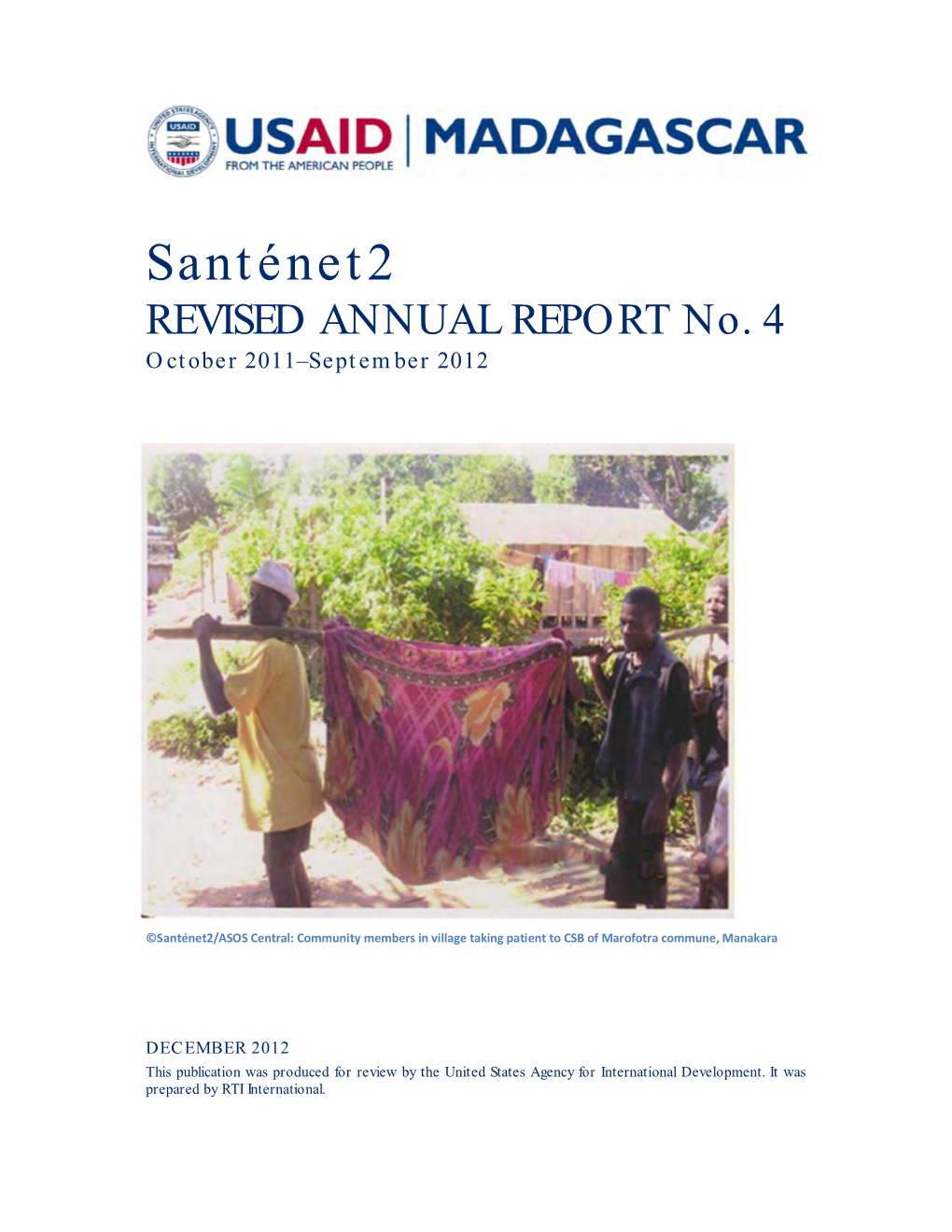 Santénet2 REVISED ANNUAL REPORT No