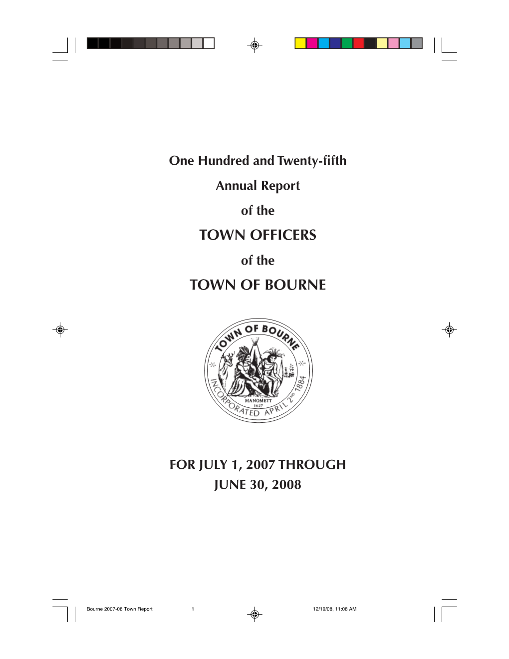 2008 Town Report