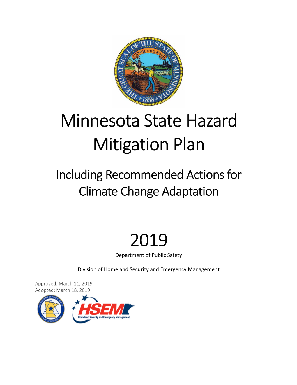 Minnesota State Hazard Mitigation Plan 2019