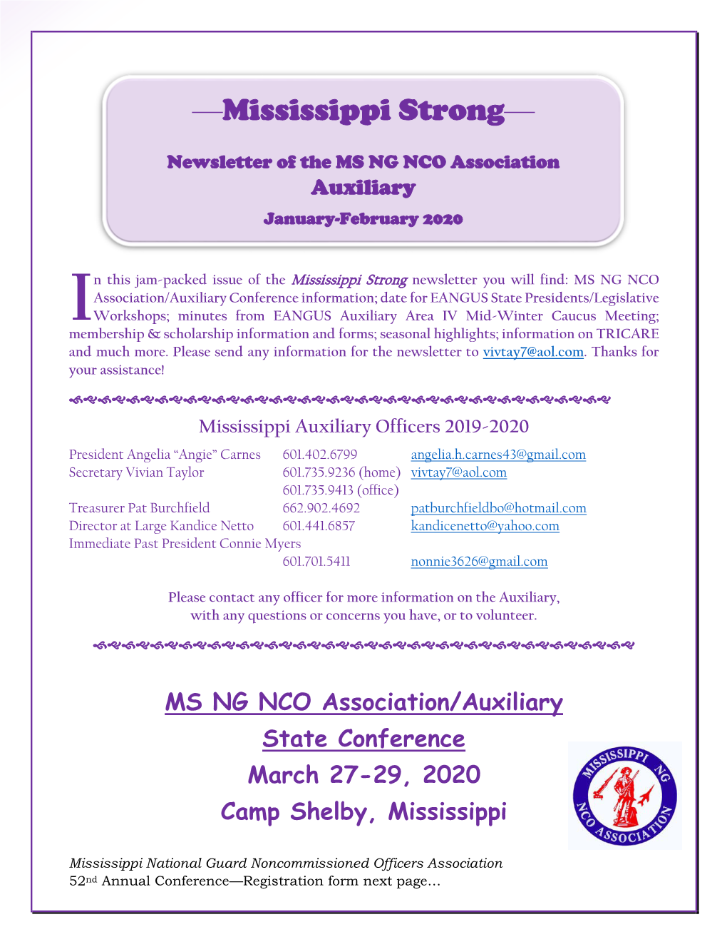 Mississippi Strong Newsletter