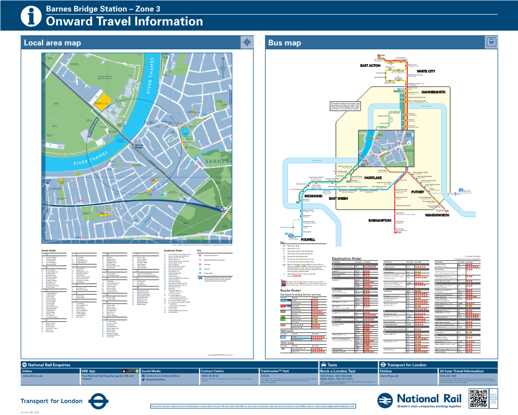 Buses from Barnes Bridge and Wetland Centre