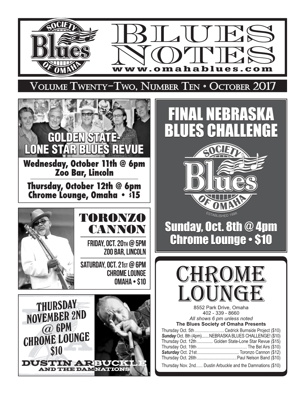 Blues Notes October 2017