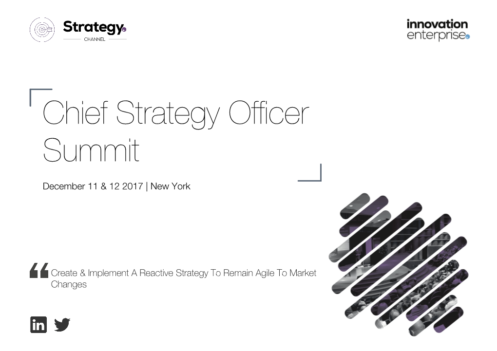 Chief Strategy Officer Summit