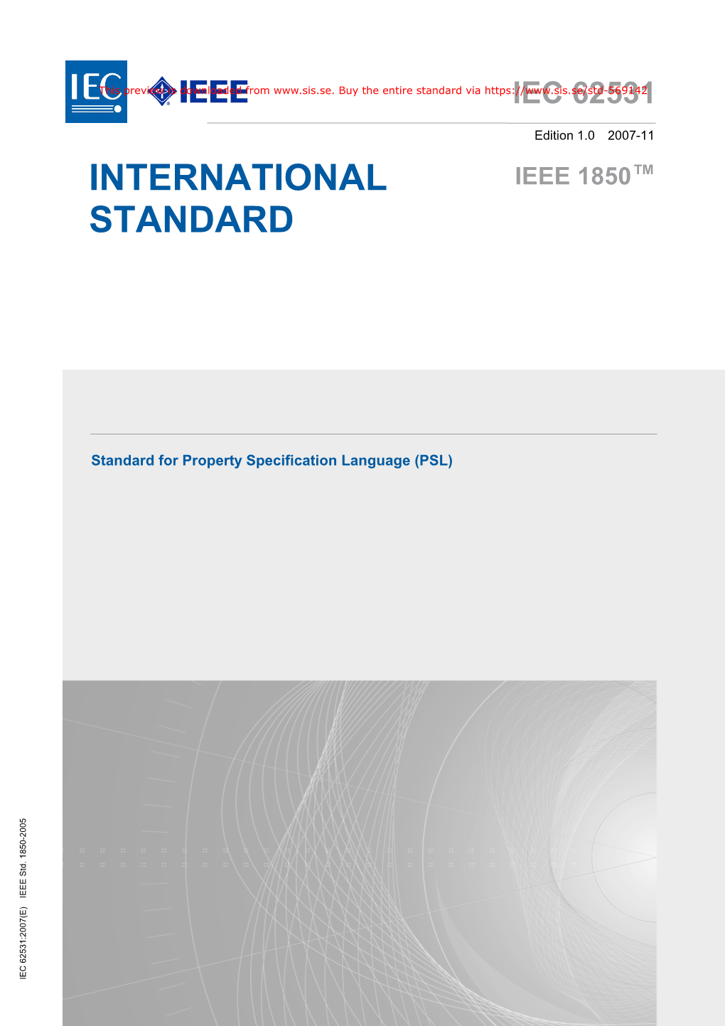 Ieee 1850™ Standard