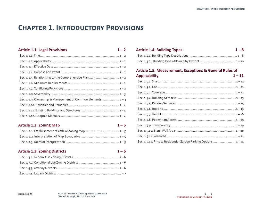 Chapter 1. Introductory Provisions