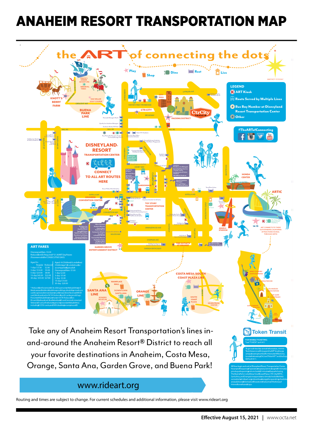 Anaheim Resort Transportation Map