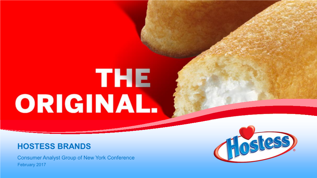 Hostess Brands Investor Presentation