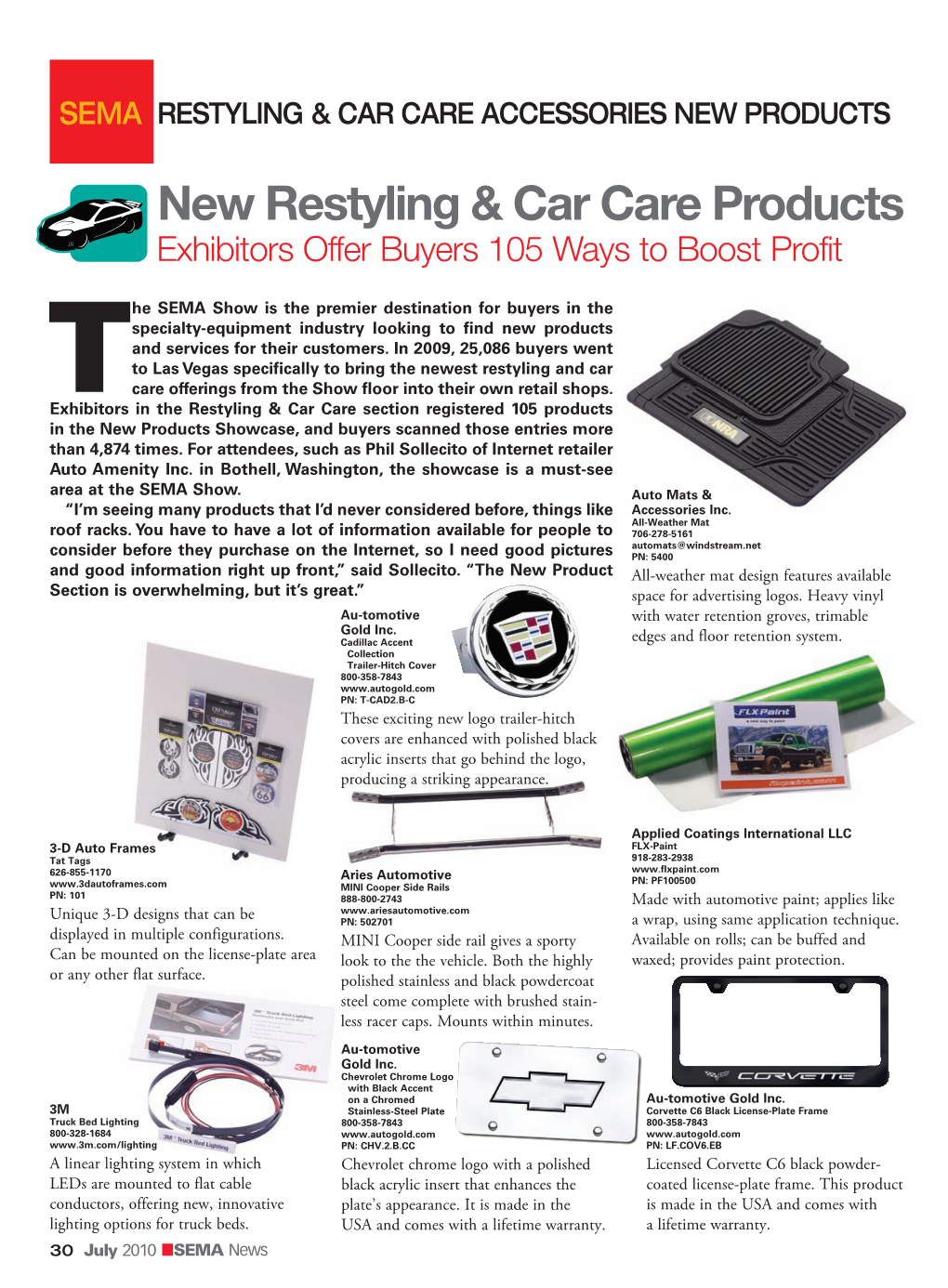 New Restyling & Car Care Products